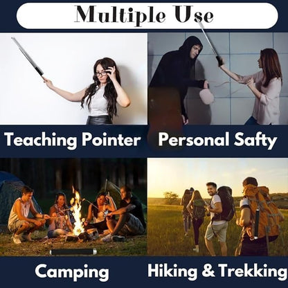 Personal Stick Security Professional Multitool Comfortable Grip Foldable Stick for Men and Women with Bag