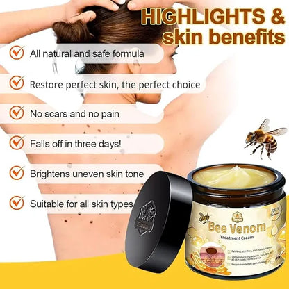 Bee Venom Skin Treatment Cream,Repair Maximum Strength for All Skin Types (2PCS)